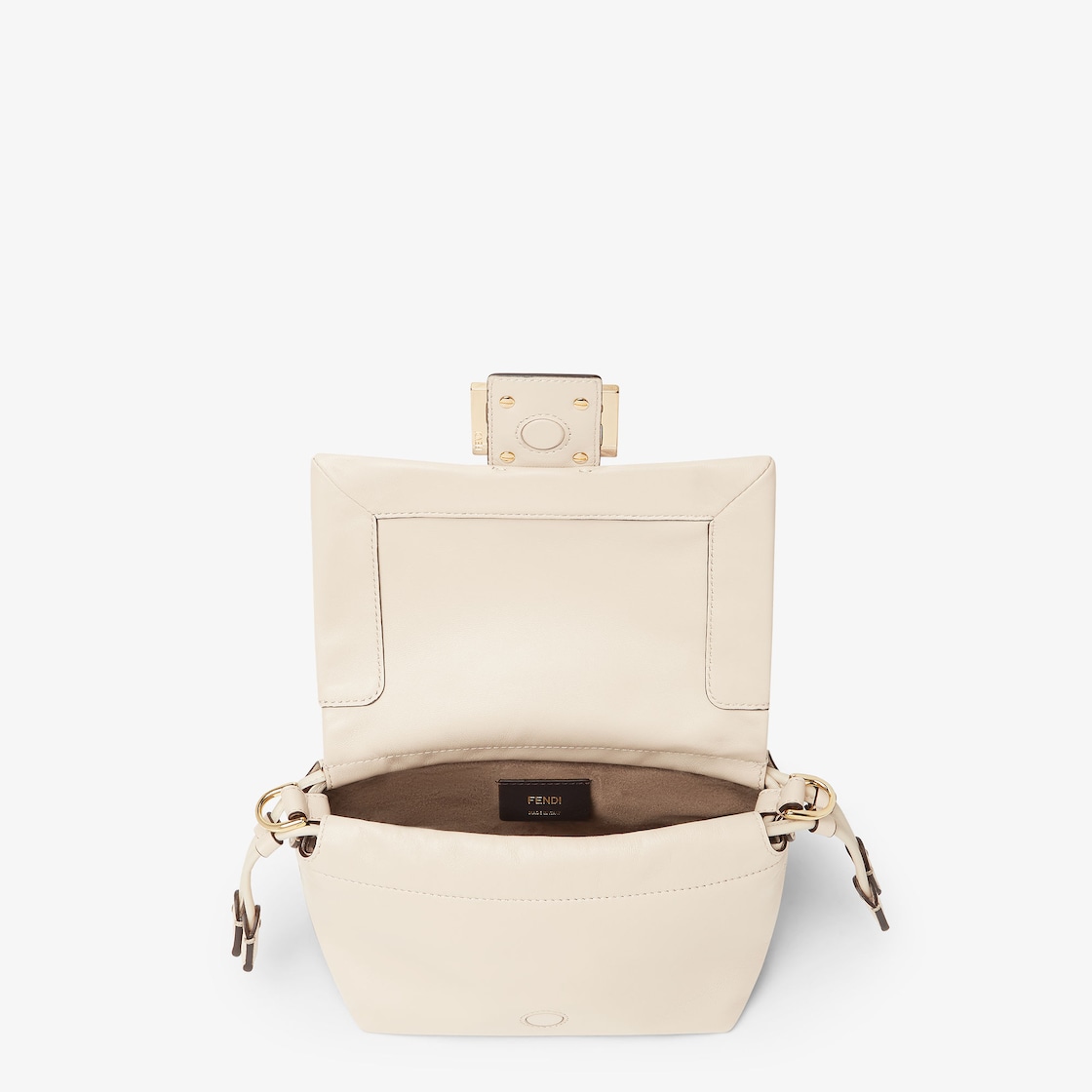 FENDI Mamma Baguette Small Camelia nappa leather mini-bag - Image 3